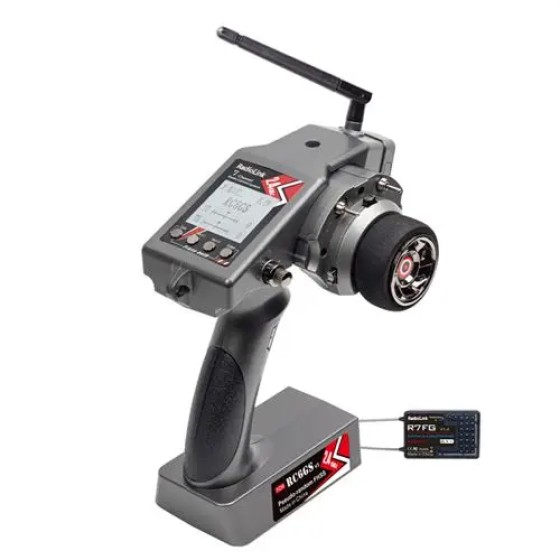 Radiolink RC6GS V3 2.4G 7 Channel Radio Transmitter R7FG Receiver Gyro Telemetry RC Car Boat Strong Anti-interference Ability